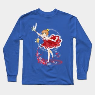 Card Captor Sakura - Sakura Red Heart outfit Long Sleeve T-Shirt